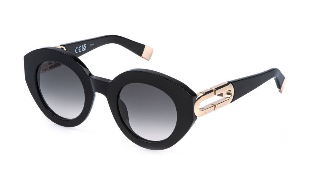 FURLA SUN SFU987 Sunglasses BLACK (0700) 48mm
